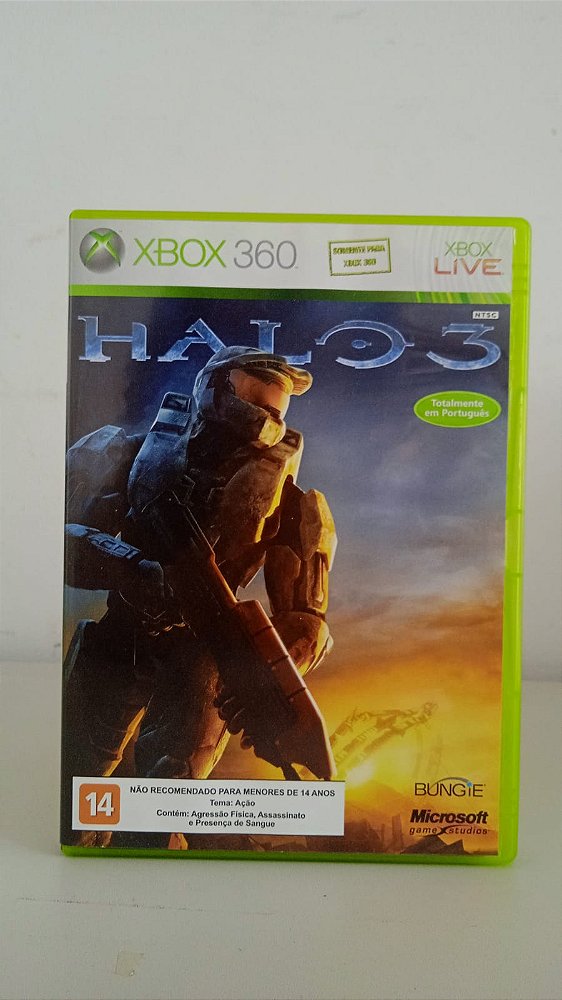 Halo 3 Xbox 360 Original Mídia Física Usado