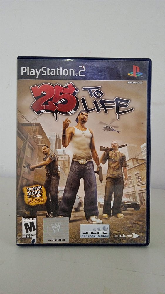 25 To Life PS2 Original Americano (Usado)