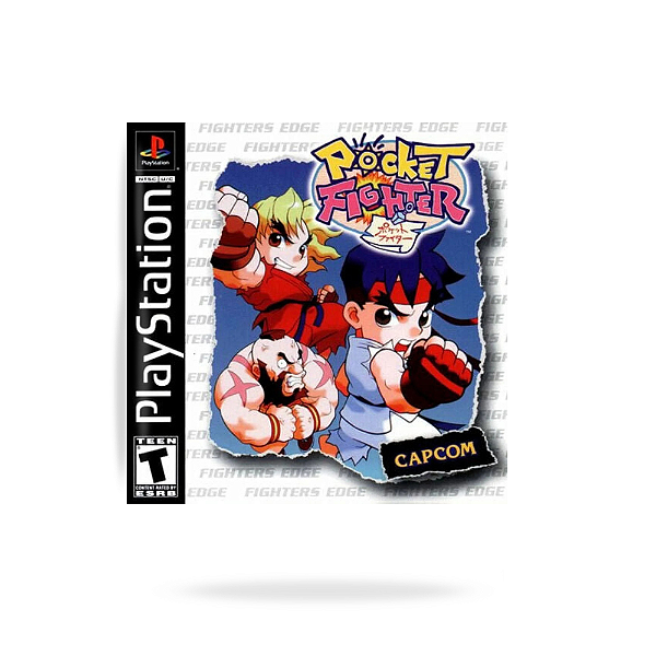 Pocket Fighter PS1 Original Americano Lacrado