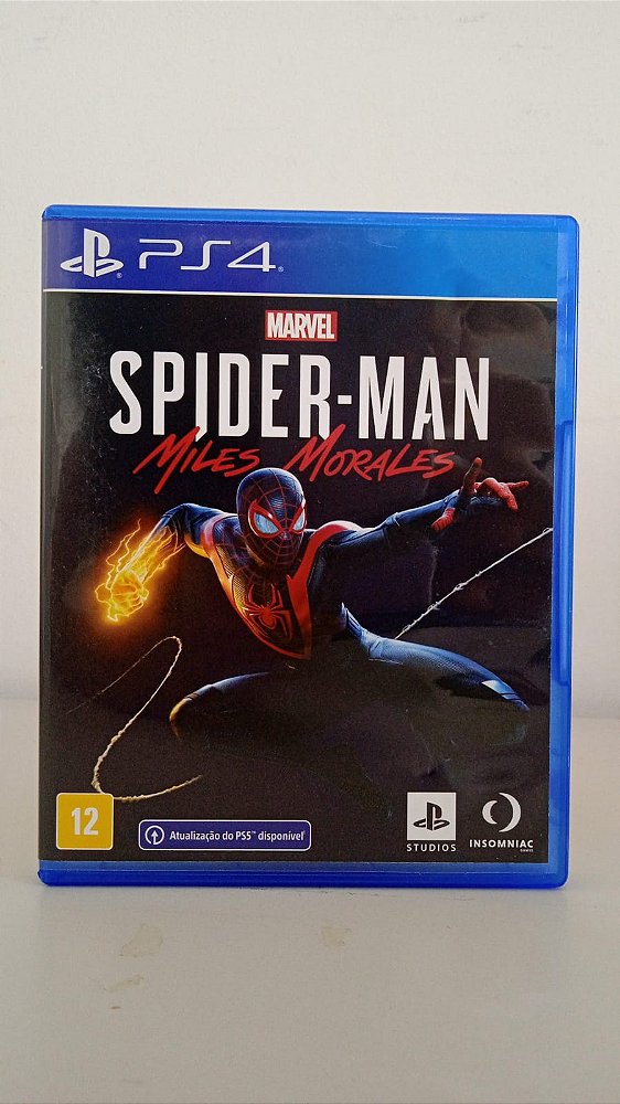 Marvel Spider-Man Miles Morales PS4 Mídia Física (Usado)