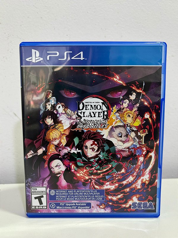 Demon Slayer - Kimetsu No Yaiba - The Hinokami Chronicles PS4 Mídia Física (Usado)
