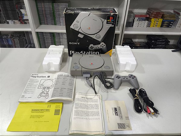 Console Playstation 1 Americano Launch Edition SCPH-1001 - PS1 FAT Serial Batendo