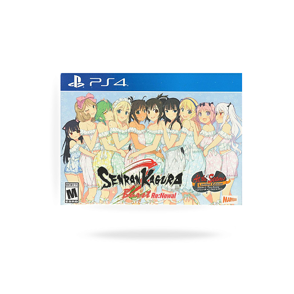 Senran Kagura Burst Re Newal At The Seams Edition PS4 Mídia Física Original Lacrado