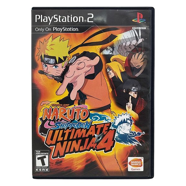 Naruto Shippuden Ultimate Ninja 4 PS2 Original Americano (Usado)