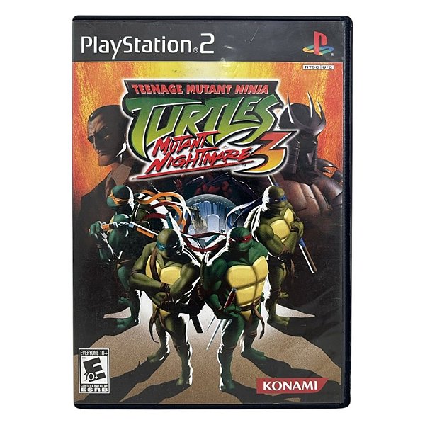 Teenage Mutant Ninja Turtles 3 Mutant Nightmare PS2 Original Americano (Usado)