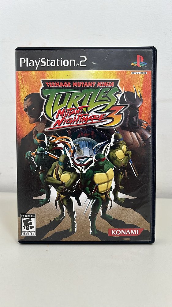 Teenage Mutant Ninja Turtles 3 Mutant Nightmare PS2 Original Americano (Usado)