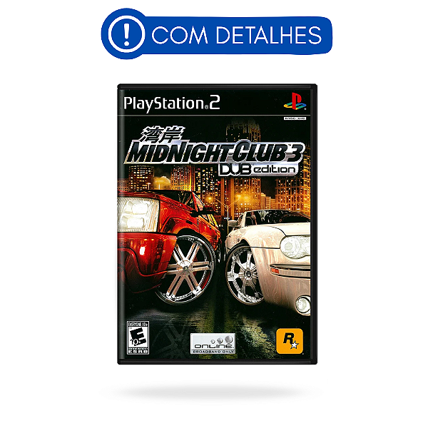 Midnight Club 3 Dub Edition PS2 Original Americano (Usado com Detalhes)