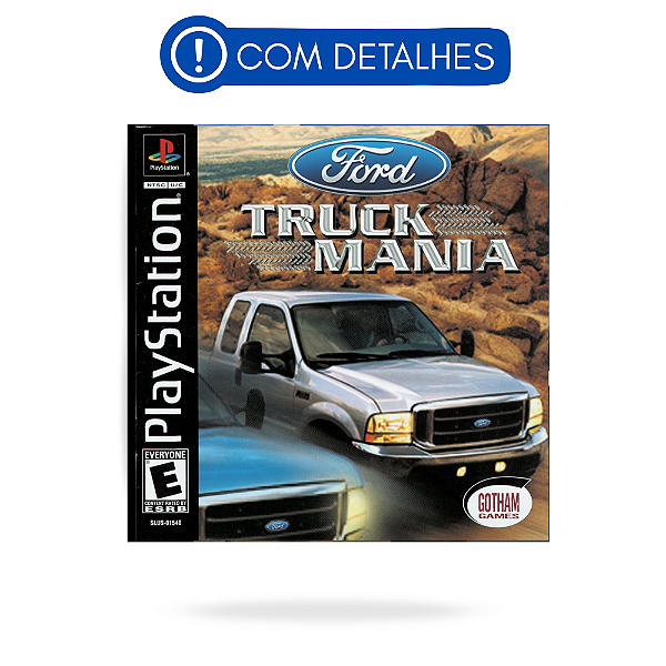 Ford Truck Mania PS1 Original Americano (Usado com Detalhes)