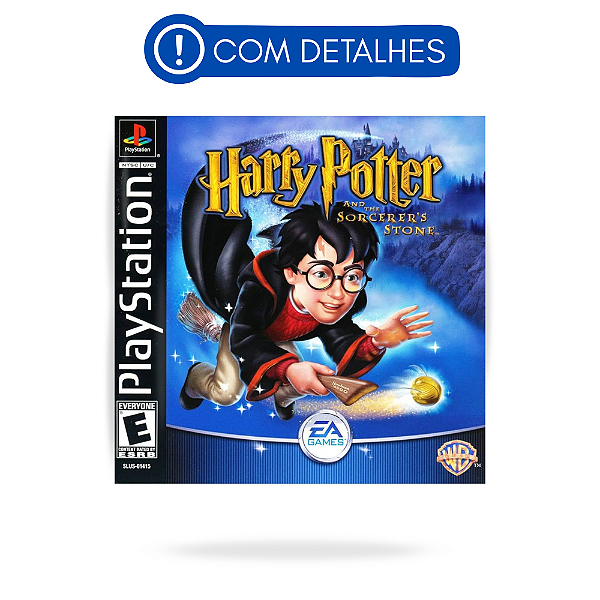 Harry Potter And The Sorcerer's Stone PS1 Original Americano (Usado com Detalhes)