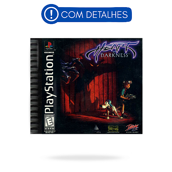 Heart Of Darkness PS1 Original Americano (Usado com Detalhes)