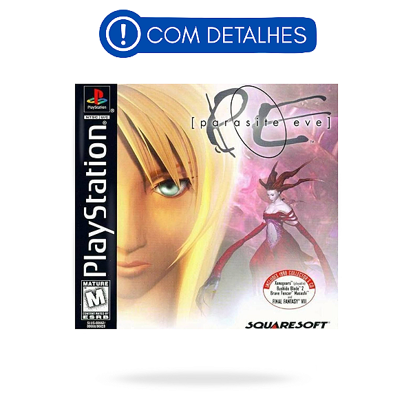 Parasite Eve PS1 Original Americano (Usado com Detalhes)