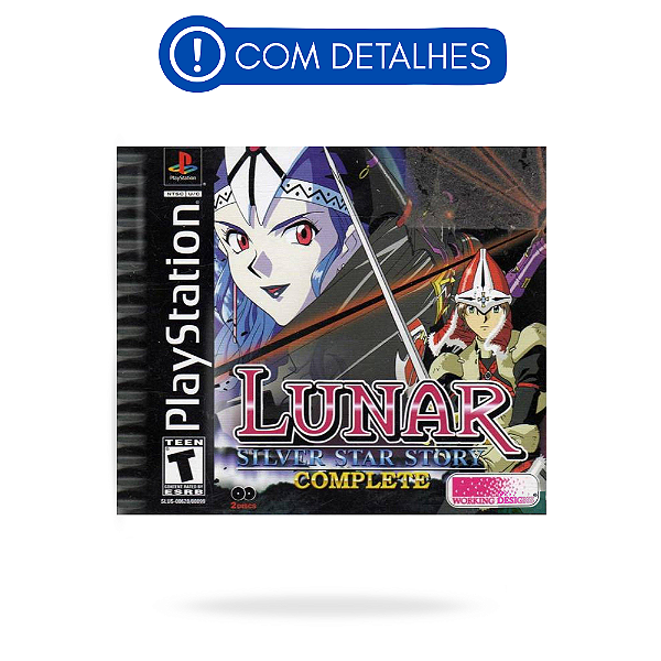 Lunar Silver Star Story Complete PS1 Original Americano (Usado com Detalhe)