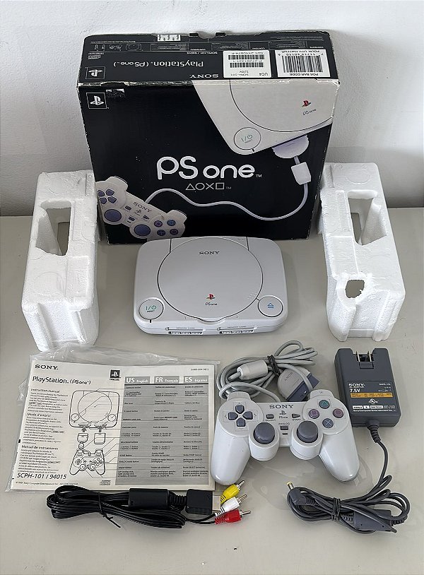Console Playstation One - PS One Baby Americano SCPH-101- PS1 Baby CIB