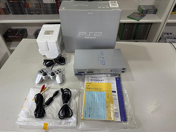 Console Sony Playstation 2 Fat Silver SCPH-39000 S - PS2 FAT Silver