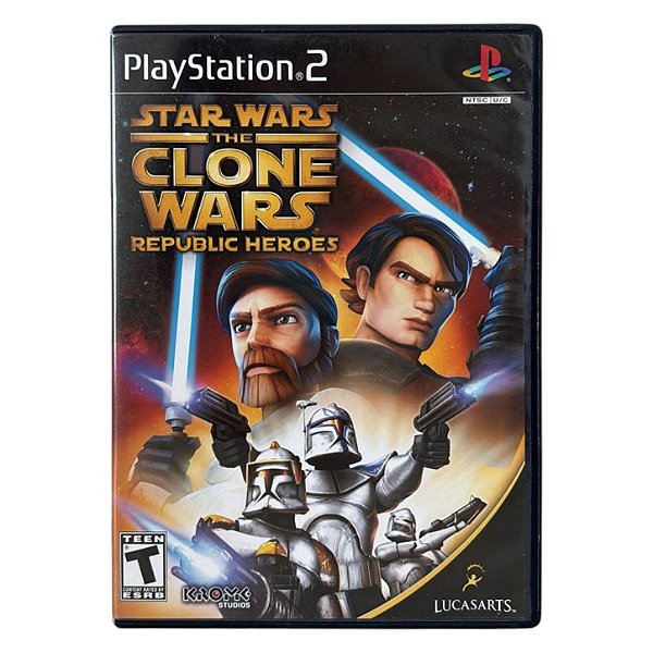 Star Wars The Clone Wars Republic Heroes PS2 Original Americano (Usado)