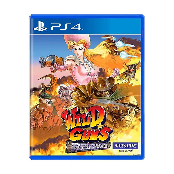 Wild Guns Reloaded PS4 Mídia Física Original Lacrado