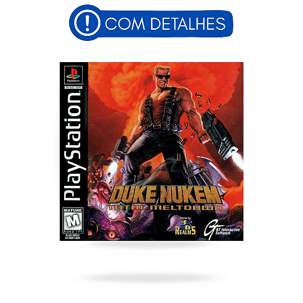 Duke Nukem Total Meltdown PS1 Original Americano (Usado com Detalhes)
