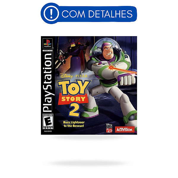 Toy Story 2 Buzz Lightyear to the Rescue! PS1 Original Americano (Usado com Detalhes)