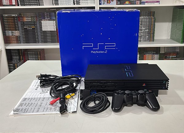Console Sony Playstation 2 Fat Americano SCPH-30001 - PS2 FAT
