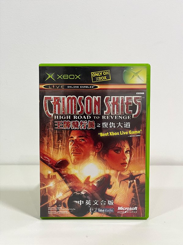 Crimson Skies High Road To Revengez Xbox Classic Japonês Original (Usado)