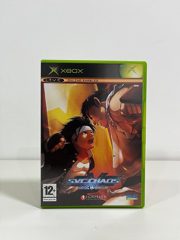 Svc Chaos Snk VS Capcom Xbox Classic Europeu Original (Usado)