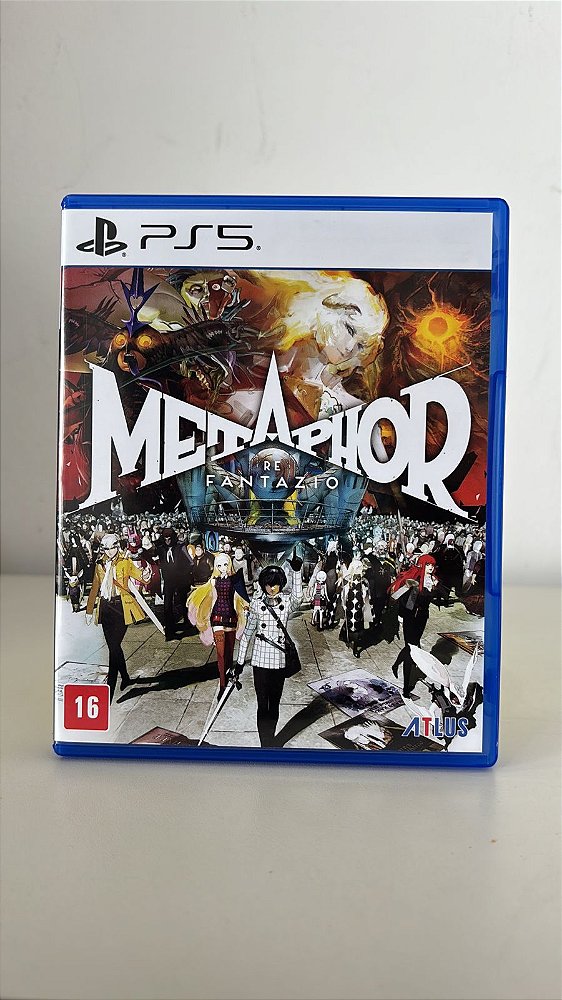 Metaphor Refantazio PS5 Mídia Física (Usado)