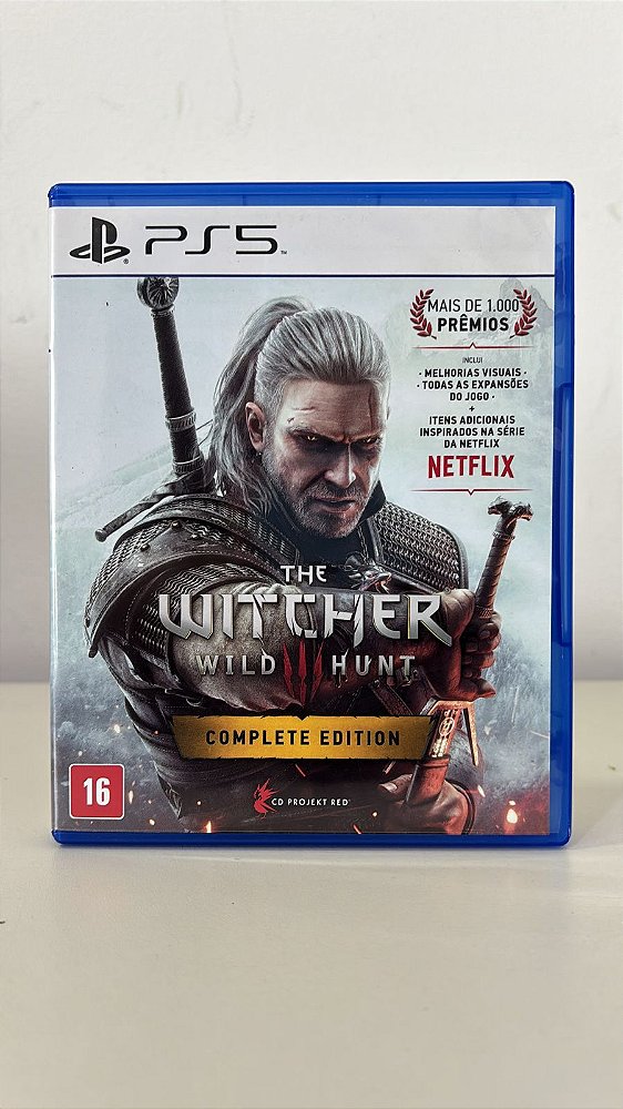 The Witcher 3 Wild Hunt Complete Edition PS5 Mídia Física (Usado)
