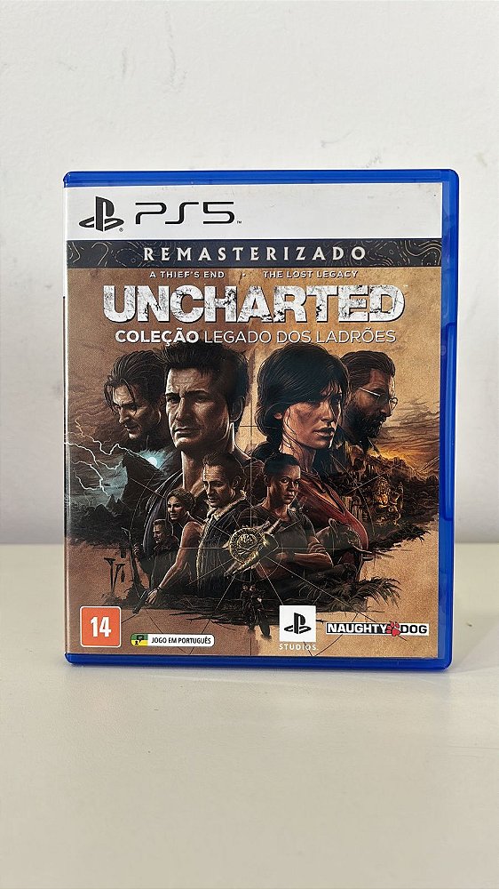 Uncharted Coleção Legado dos Ladrões PS5 Mídia Física (Usado)