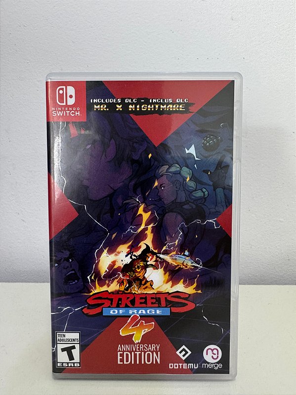 Streets Of Rage 4 Anniversary Edition Nintendo Switch (Usado)