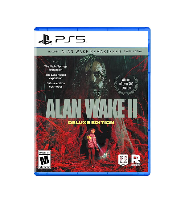 Alan Wake 2 Deluxe Edition PS5 Mídia Física Lacrado