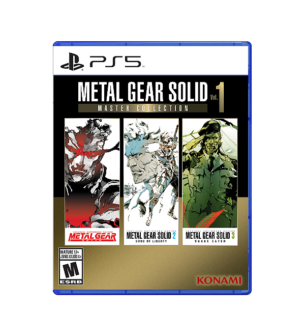 Metal Gear Solid 1 Master Collection PS5 Mídia Física Lacrado