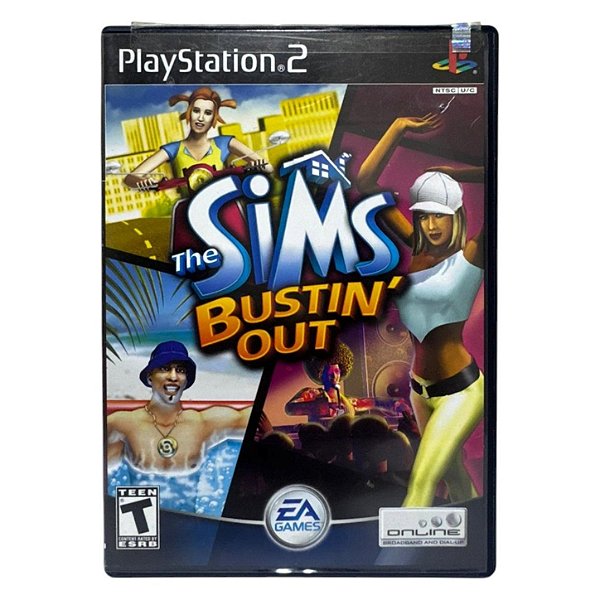 The Sims Bustin Out PS2 Original Americano (Usado)