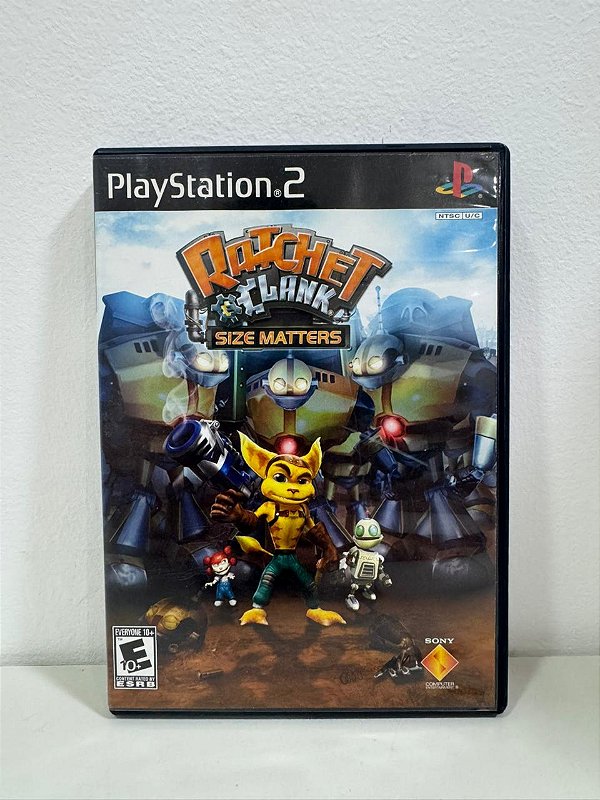 Ratchet e Clank Size Matters PS2 Original Americano (Usado)
