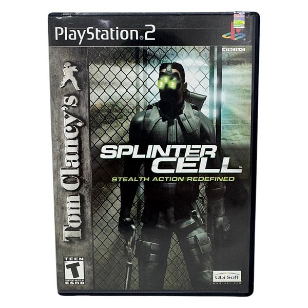 Tom Clancy`s Splinter Cell Steralth Action Redefined PS2 Original Americano (Usado)