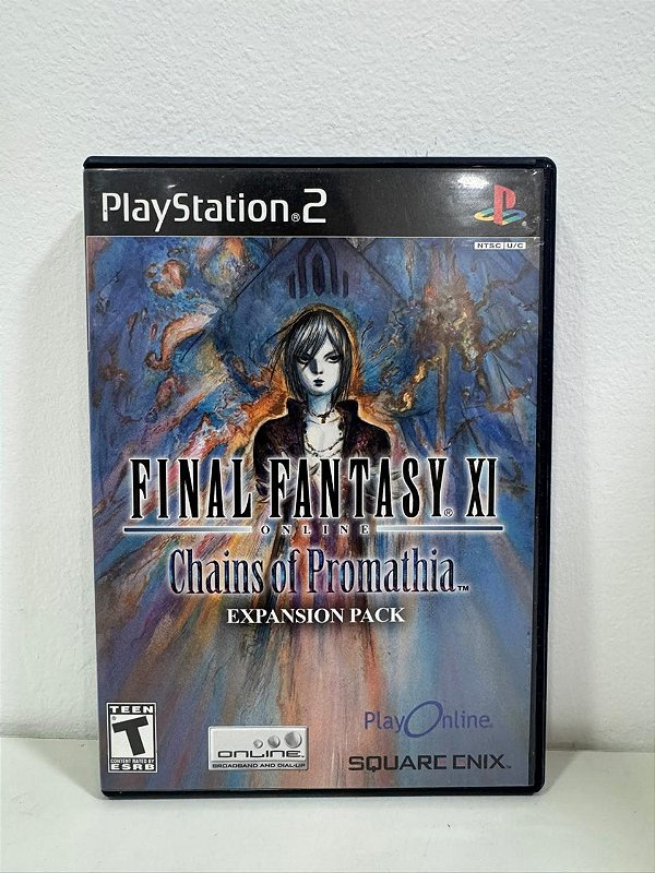 Final Fantasy XI Chains Of Promathia PS2 Original Americano (Usado)