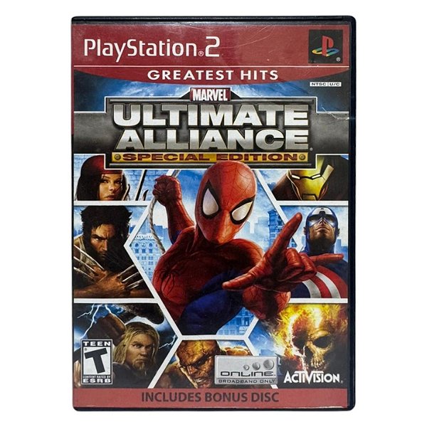 Marvel Ultimate Alliance Special Edition GH PS2 Original Americano (Usado)
