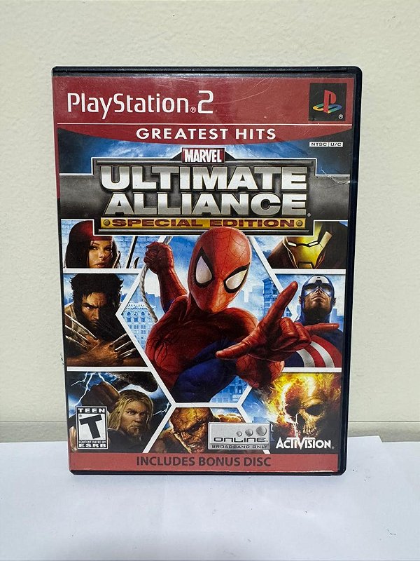 Marvel Ultimate Alliance Special Edition GH PS2 Original Americano (Usado)