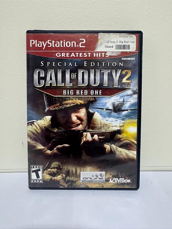 Call Of Duty 2 Big Red One Special Edition GH PS2 Original Americano (Usado)