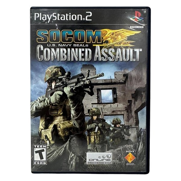Socom U.S Navy Seals Combined Assault PS2 Original Americano (Usado)