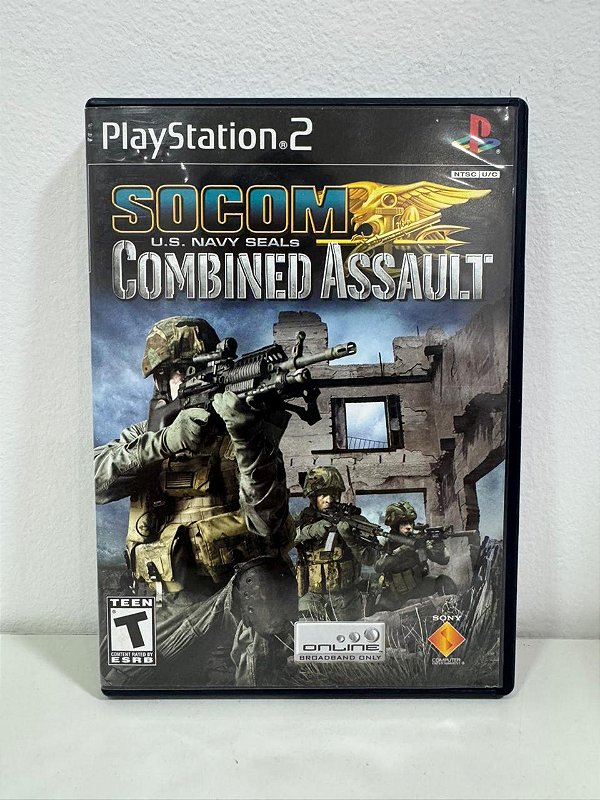 Socom U.S Navy Seals Combined Assault PS2 Original Americano (Usado)