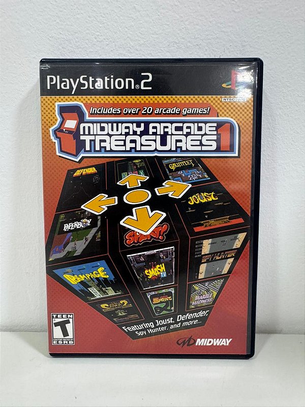 Midway Arcade Treasures 1 PS2 Original Americano (Usado)