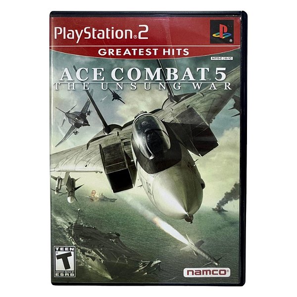 Ace Combat 5 Thde Unsung War GH PS2 Original Americano (Usado)