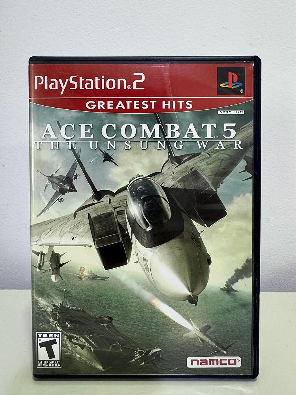 Ace Combat 5 Thde Unsung War GH PS2 Original Americano (Usado)