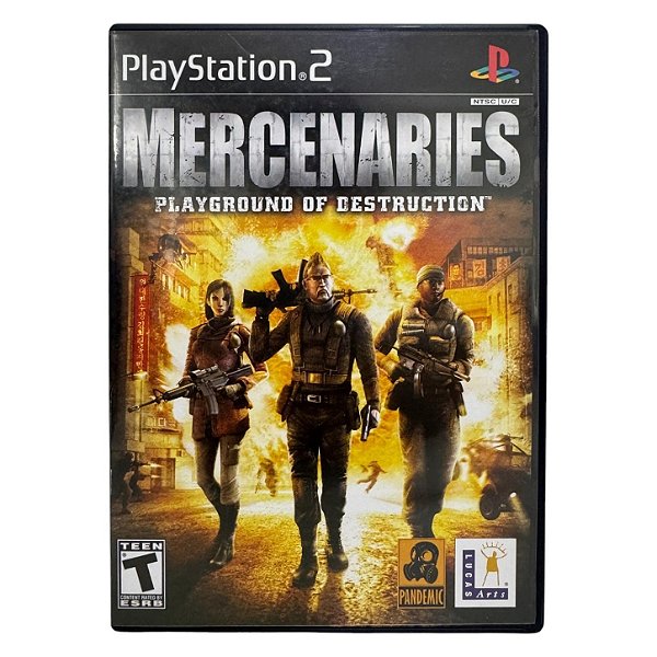 Mercenaries Playground Of Destruction PS2 Original Americano (Usado)