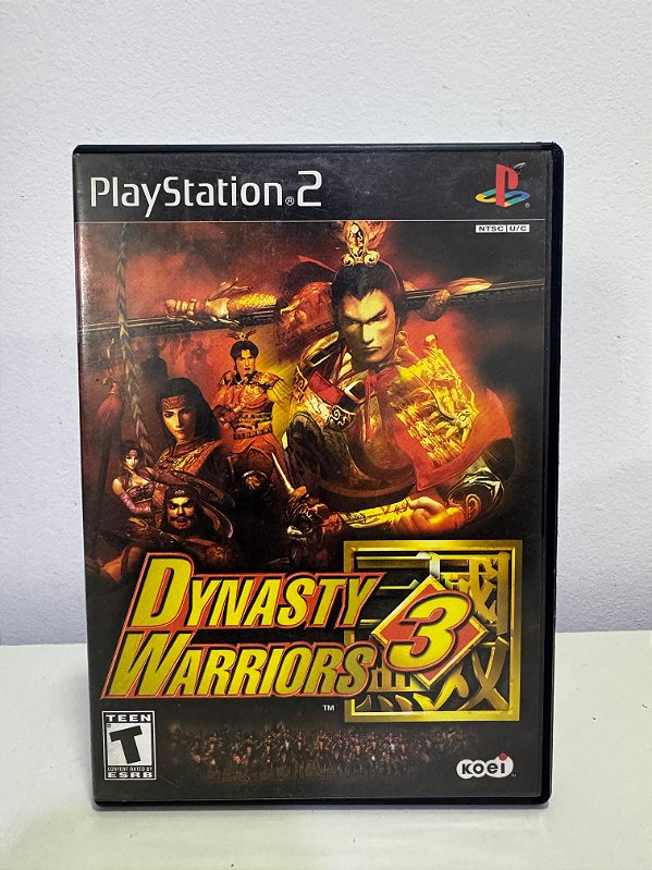 Dynasty Warriors 3 PS2 Original Americano (Usado)