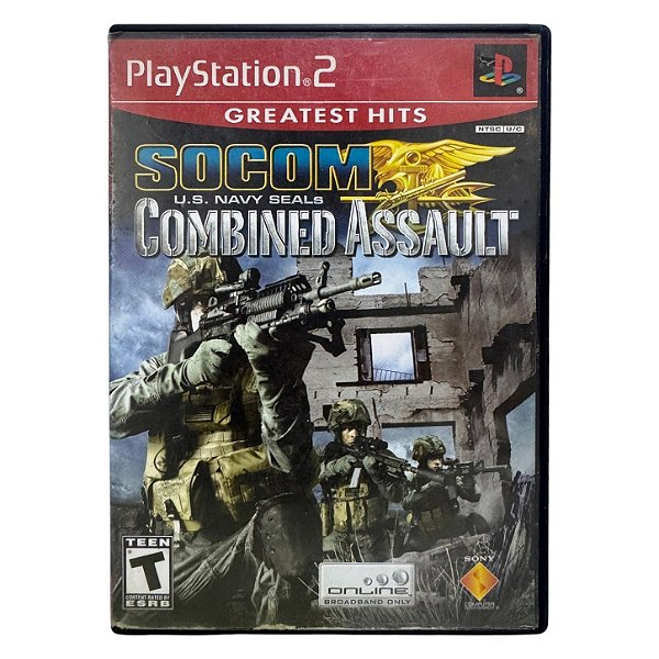 Socom U.S Navy Seals Combined Assault GH PS2 Original Americano (Usado)