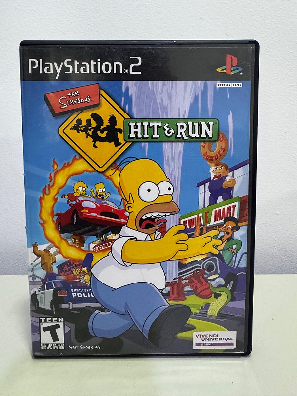 The Simpsons Hit e Run PS2 Original Americano (Usado)