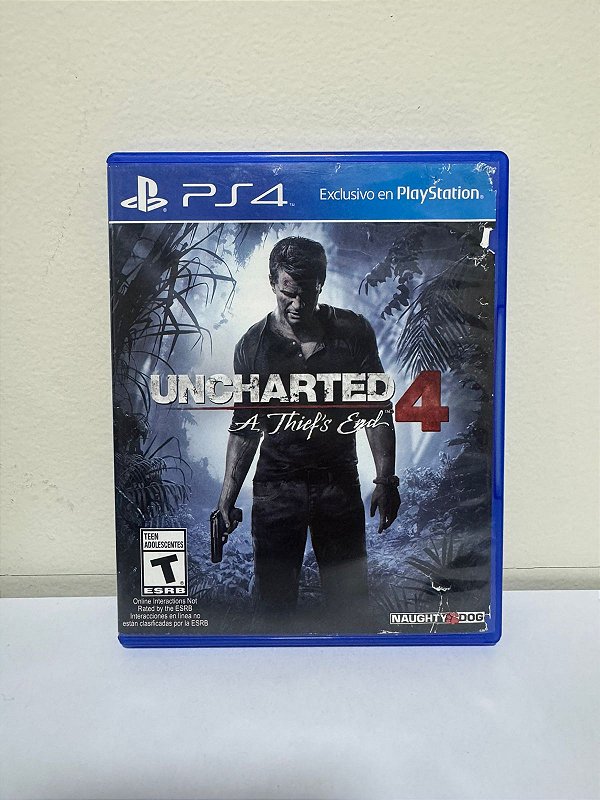 Uncharted 4 PS4 Mídia Física (Usado)