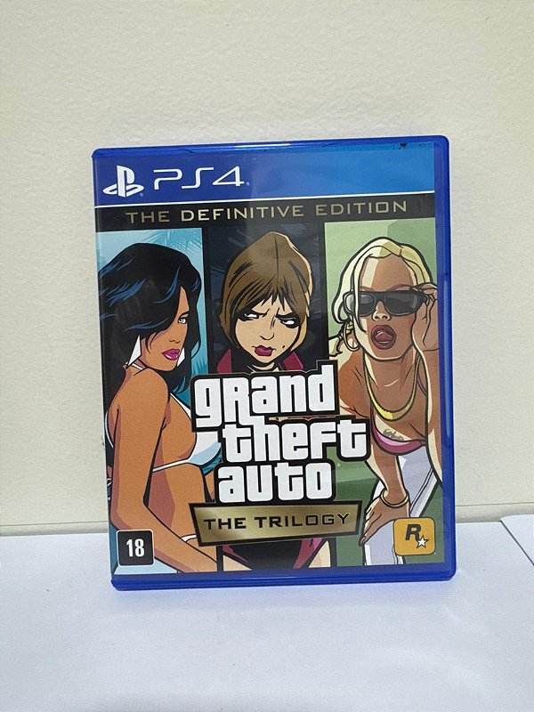 Grand Theft Auto The Triology PS4 Mídia Física (Usado)