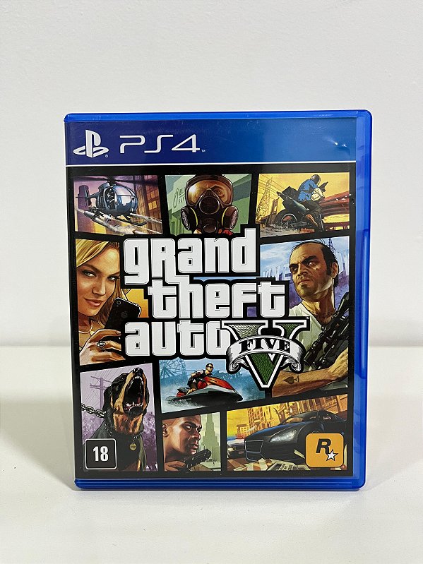 Grand Theft Auto GTA 5 PS4 Mídia Física (Usado)